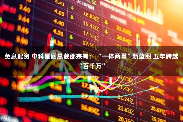 免息配资 中科星图总裁邵宗有： “一体两翼”新蓝图 五年跨越“百千万”